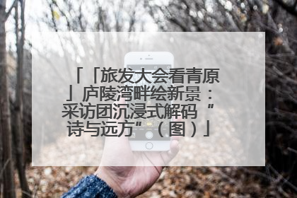 「旅发大会看青原」庐陵湾畔绘新景：采访团沉浸式解码“诗与远方”（图）