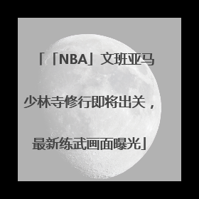 「NBA」文班亚马少林寺修行即将出关，最新练武画面曝光