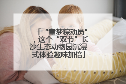 “童梦粽动员”，这个“双节”长沙生态动物园沉浸式体验趣味加倍