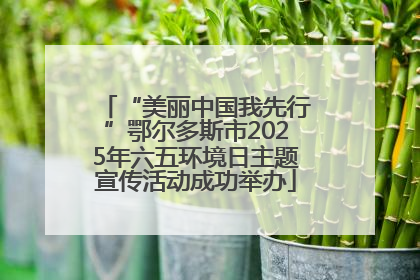 “美丽中国我先行”鄂尔多斯市2025年六五环境日主题宣传活动成功举办