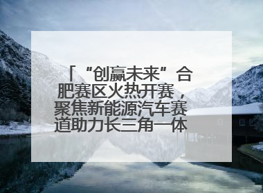 “创赢未来”合肥赛区火热开赛，聚焦新能源汽车赛道助力长三角一体化发展