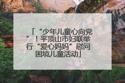“少年儿童心向党”！平顶山市妇联举行“爱心妈妈”慰问困境儿童活动