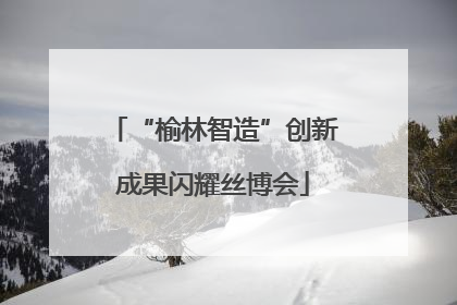 “榆林智造”创新成果闪耀丝博会