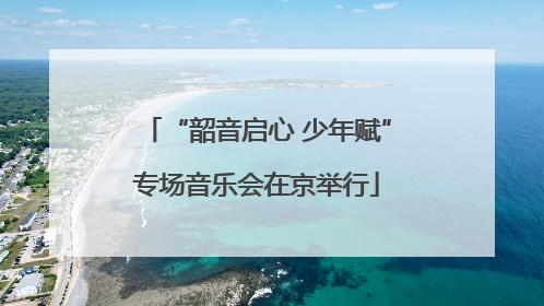 “韶音启心 少年赋”专场音乐会在京举行