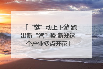 “链”动上下游 跑出新“汽”势 新郑这个产业多点开花