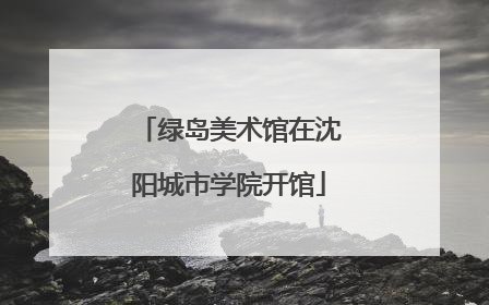 绿岛美术馆在沈阳城市学院开馆