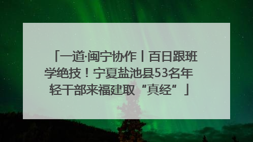 一道·闽宁协作丨百日跟班学绝技！宁夏盐池县53名年轻干部来福建取“真经”