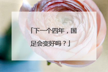 下一个四年，国足会变好吗？