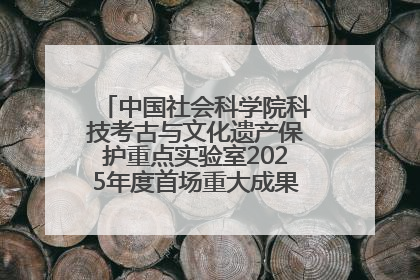 中国社会科学院科技考古与文化遗产保护重点实验室2025年度首场重大成果发布会在京举行
