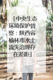 中央生态环境保护督察：陕西省榆林市水土流失治理存在差距