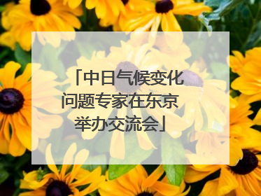 中日气候变化问题专家在东京举办交流会