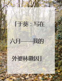 于葵：写在六月——我的外婆林徽因