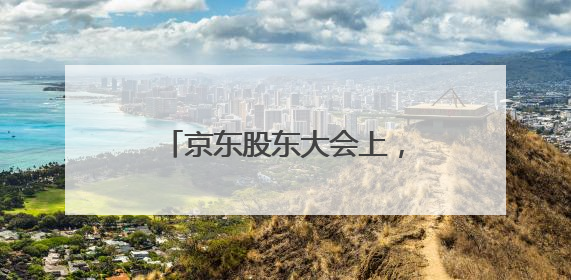 京东股东大会上，CEO称“今天用国补下了一单”