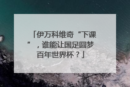 伊万科维奇“下课”，谁能让国足圆梦百年世界杯？