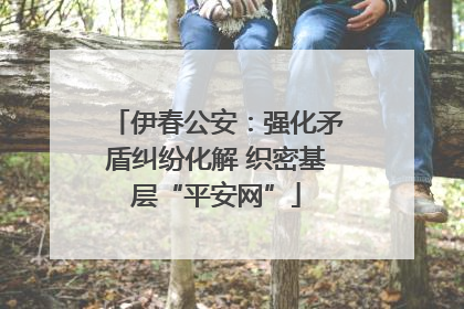 伊春公安：强化矛盾纠纷化解 织密基层“平安网”