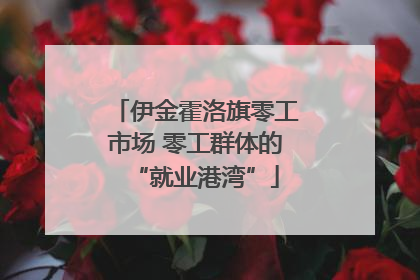 伊金霍洛旗零工市场 零工群体的“就业港湾”