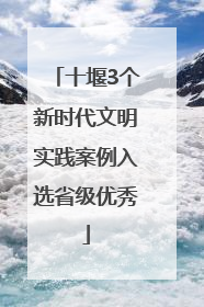 十堰3个新时代文明实践案例入选省级优秀