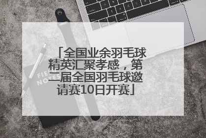 全国业余羽毛球精英汇聚孝感，第二届全国羽毛球邀请赛10日开赛