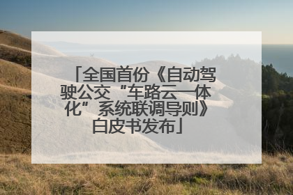 全国首份《自动驾驶公交“车路云一体化”系统联调导则》白皮书发布