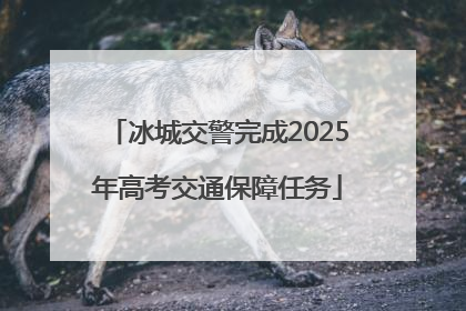 冰城交警完成2025年高考交通保障任务