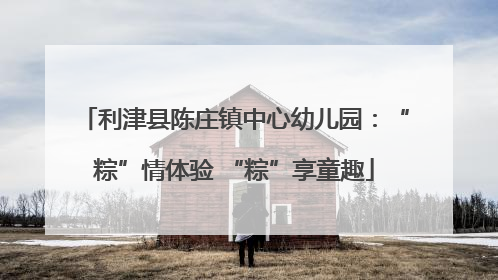 利津县陈庄镇中心幼儿园：“粽”情体验 “粽”享童趣