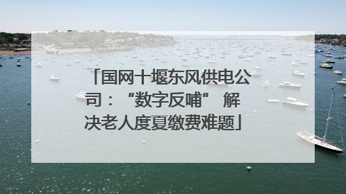 国网十堰东风供电公司：“数字反哺” 解决老人度夏缴费难题