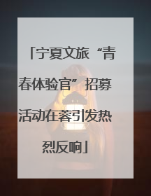 宁夏文旅“青春体验官”招募活动在蓉引发热烈反响