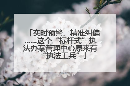 实时预警、精准纠偏……这个“标杆式”执法办案管理中心原来有“执法工兵”
