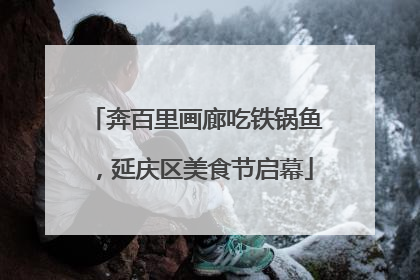 奔百里画廊吃铁锅鱼，延庆区美食节启幕