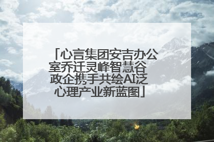 心言集团安吉办公室乔迁灵峰智慧谷 政企携手共绘AI泛心理产业新蓝图