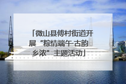 微山县傅村街道开展“粽情端午·古韵乡浓”主题活动