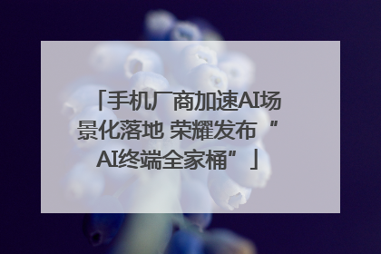 手机厂商加速AI场景化落地 荣耀发布“AI终端全家桶”
