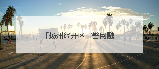 扬州经开区“警网融合”深化群防群治