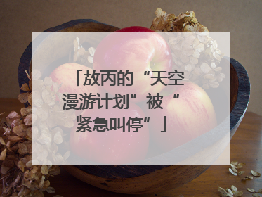 敖丙的“天空漫游计划”被“紧急叫停”