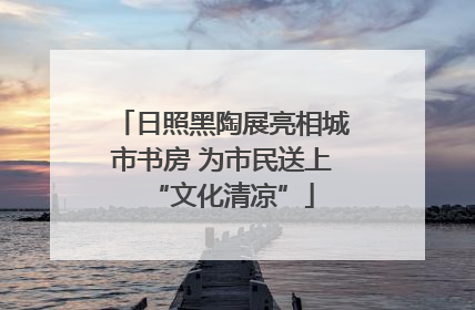 日照黑陶展亮相城市书房 为市民送上“文化清凉”