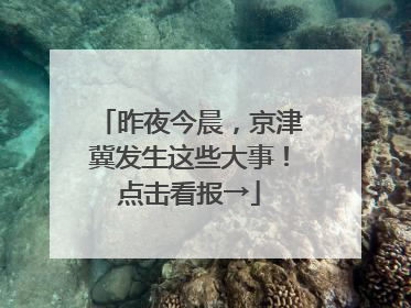 昨夜今晨，京津冀发生这些大事！点击看报→