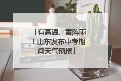 有高温、雷阵雨！山东发布中考期间天气预报