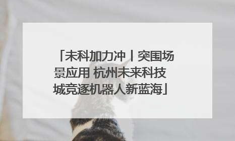 未科加力冲丨突围场景应用 杭州未来科技城竞逐机器人新蓝海