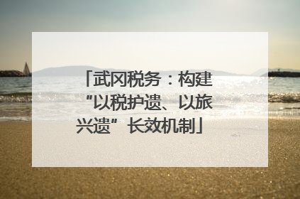 武冈税务：构建“以税护遗、以旅兴遗”长效机制