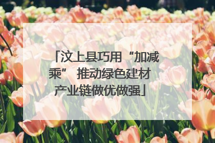 汶上县巧用“加减乘” 推动绿色建材产业链做优做强