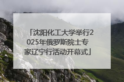 沈阳化工大学举行2025年俄罗斯院士专家辽宁行活动开幕式
