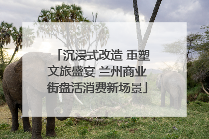 沉浸式改造 重塑文旅盛宴 兰州商业街盘活消费新场景