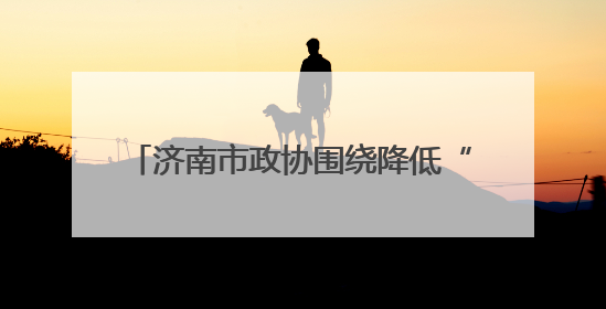 济南市政协围绕降低“三育”成本开展商量