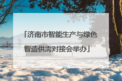 济南市智能生产与绿色智造供需对接会举办