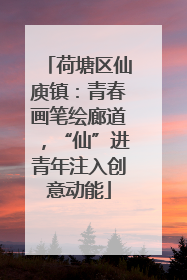 荷塘区仙庾镇：青春画笔绘廊道，“仙”进青年注入创意动能