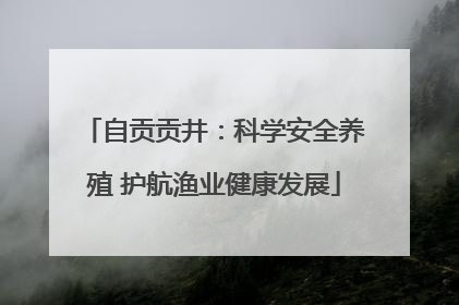 自贡贡井：科学安全养殖 护航渔业健康发展