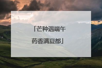 芒种遇端午 药香满夏都