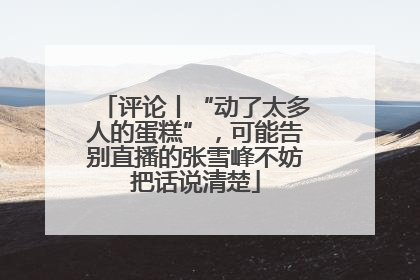 评论丨“动了太多人的蛋糕”，可能告别直播的张雪峰不妨把话说清楚