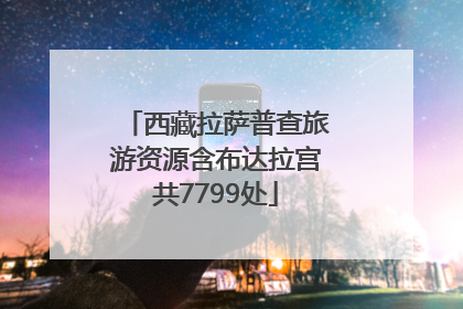 西藏拉萨普查旅游资源含布达拉宫共7799处