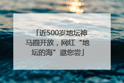 近500岁地坛神马圈开放，网红“地坛的海”邀您尝
